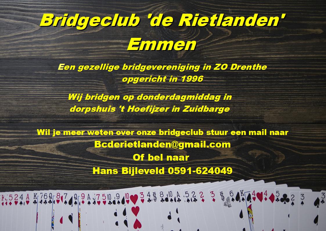 Een gezellige bridgeclub in Emmen